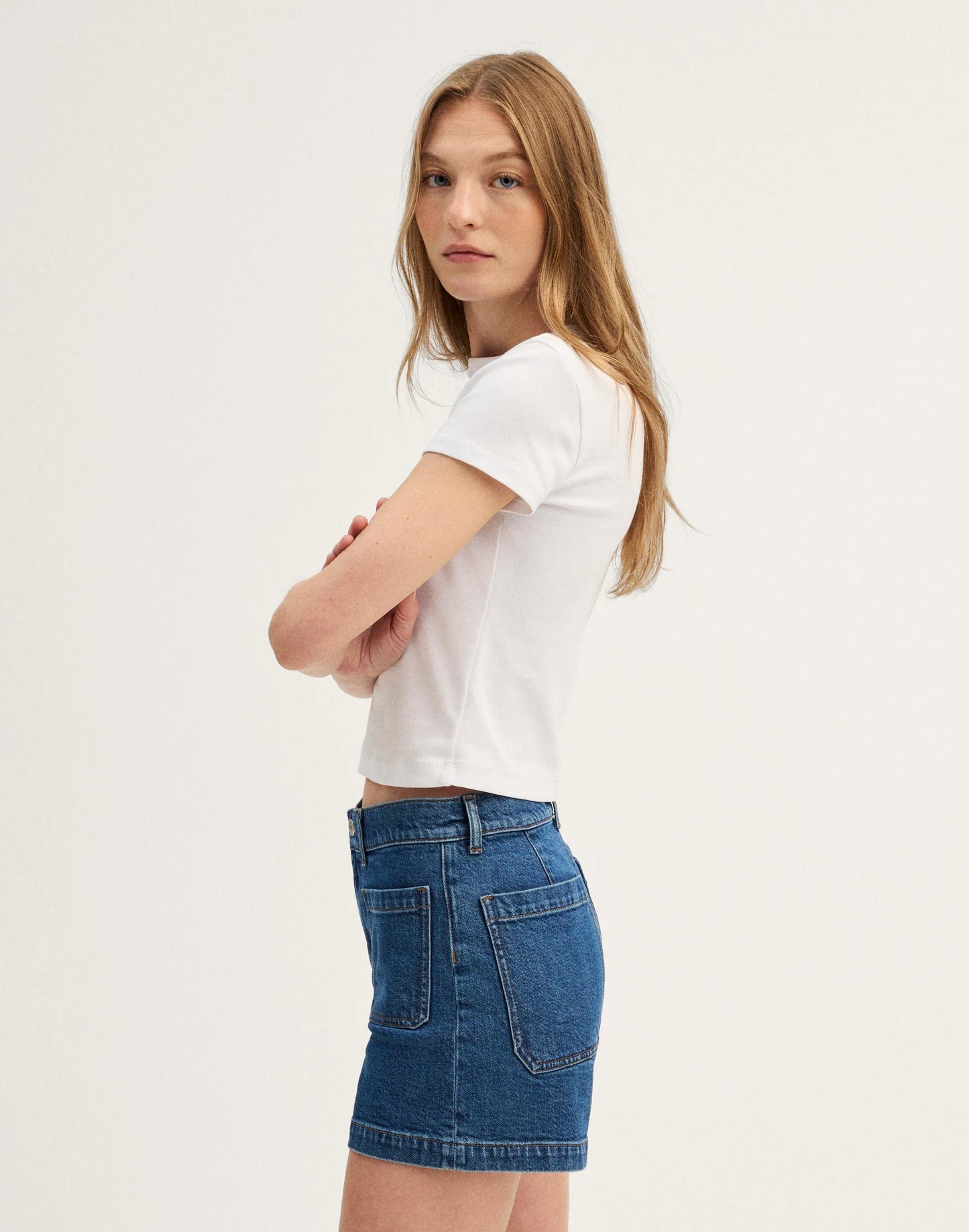 The Emmy Denim Short Marina Blue | Madewell