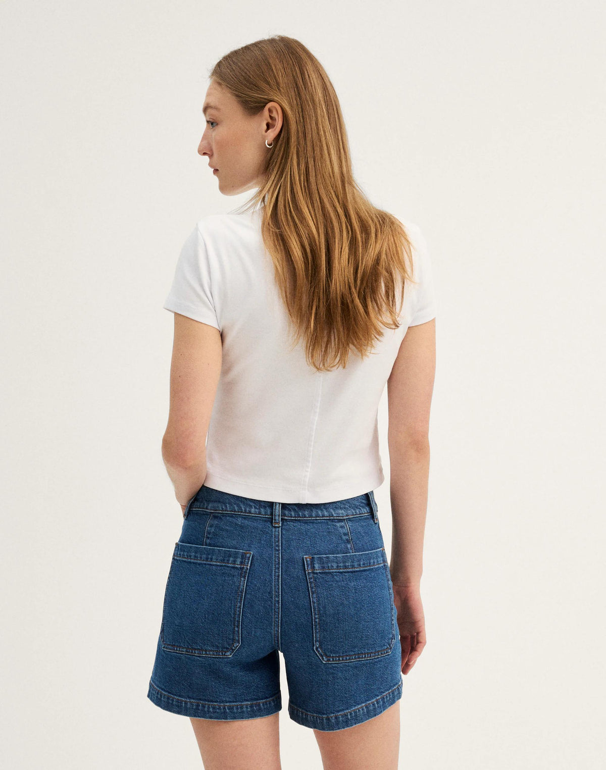 The Emmy Denim Short Marina Blue | Madewell