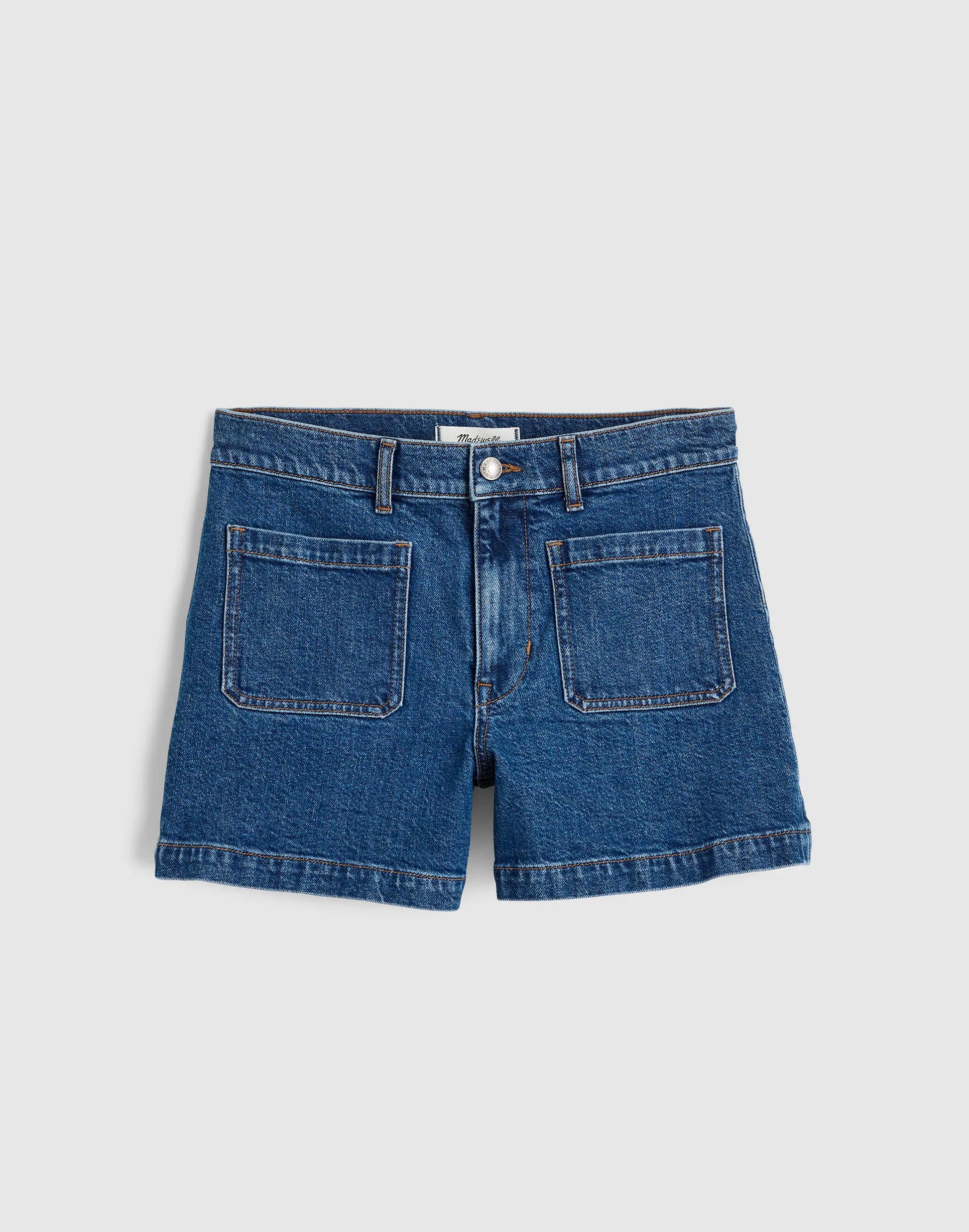 The Emmy Denim Short Marina Blue | Madewell