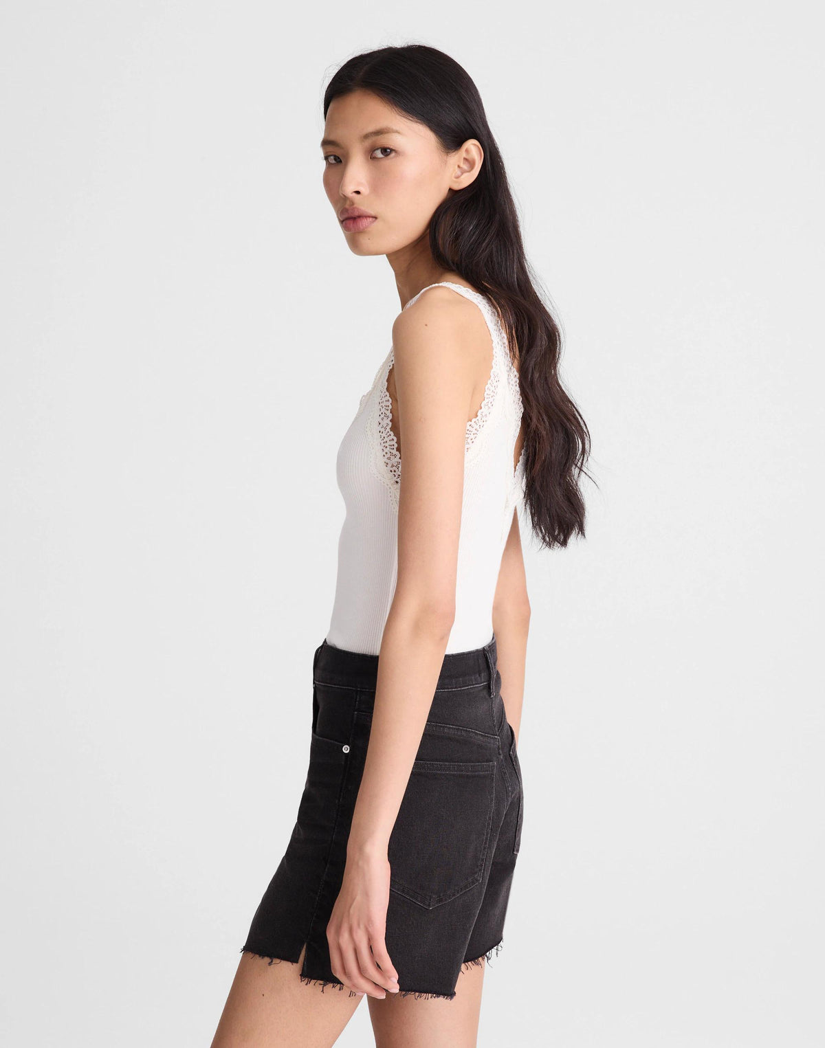 The Perfect Vintage Mid-Length Jean Short Catalani Wash | Madewell