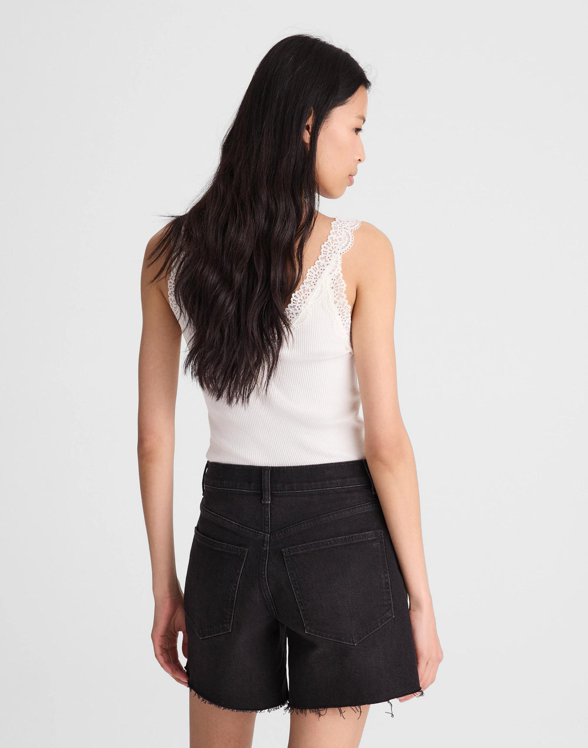 The Perfect Vintage Mid-Length Jean Short Catalani Wash | Madewell
