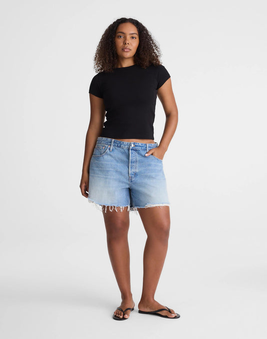 The Curvy Essex Short Faded Horizon Wash | Madewell