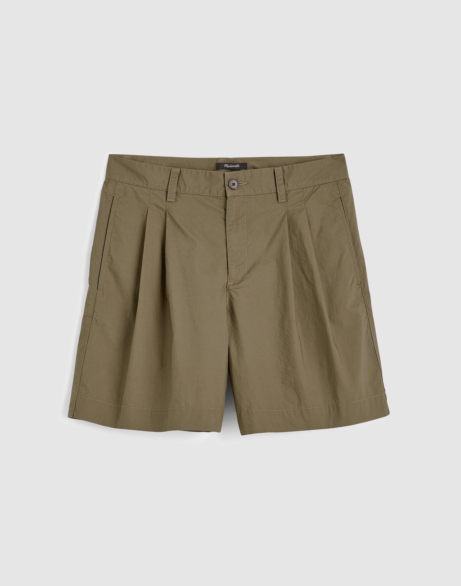 The Everyday Trouser Short in Poplin Faded Ivy | Madewell