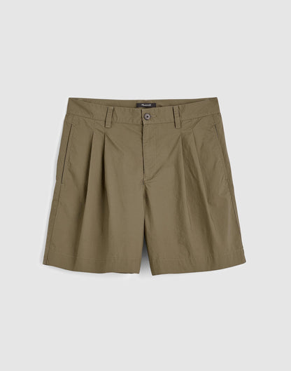 The Everyday Trouser Short in Poplin Faded Ivy | Madewell
