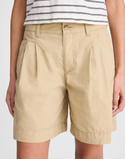 The Everyday Trouser Short in Poplin Fennel Seed | Madewell