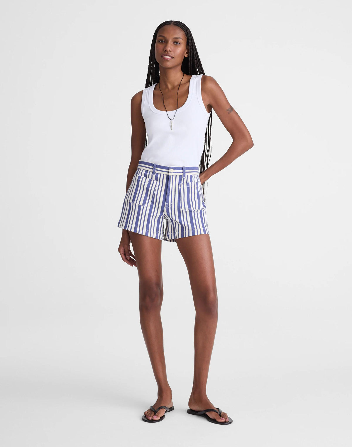 The Emmy Short Waterfall Stripe | Madewell