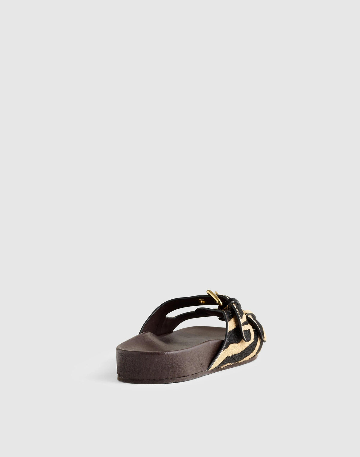 The Cambrea Double-Strap Sandal Espresso Bean Multi | Madewell