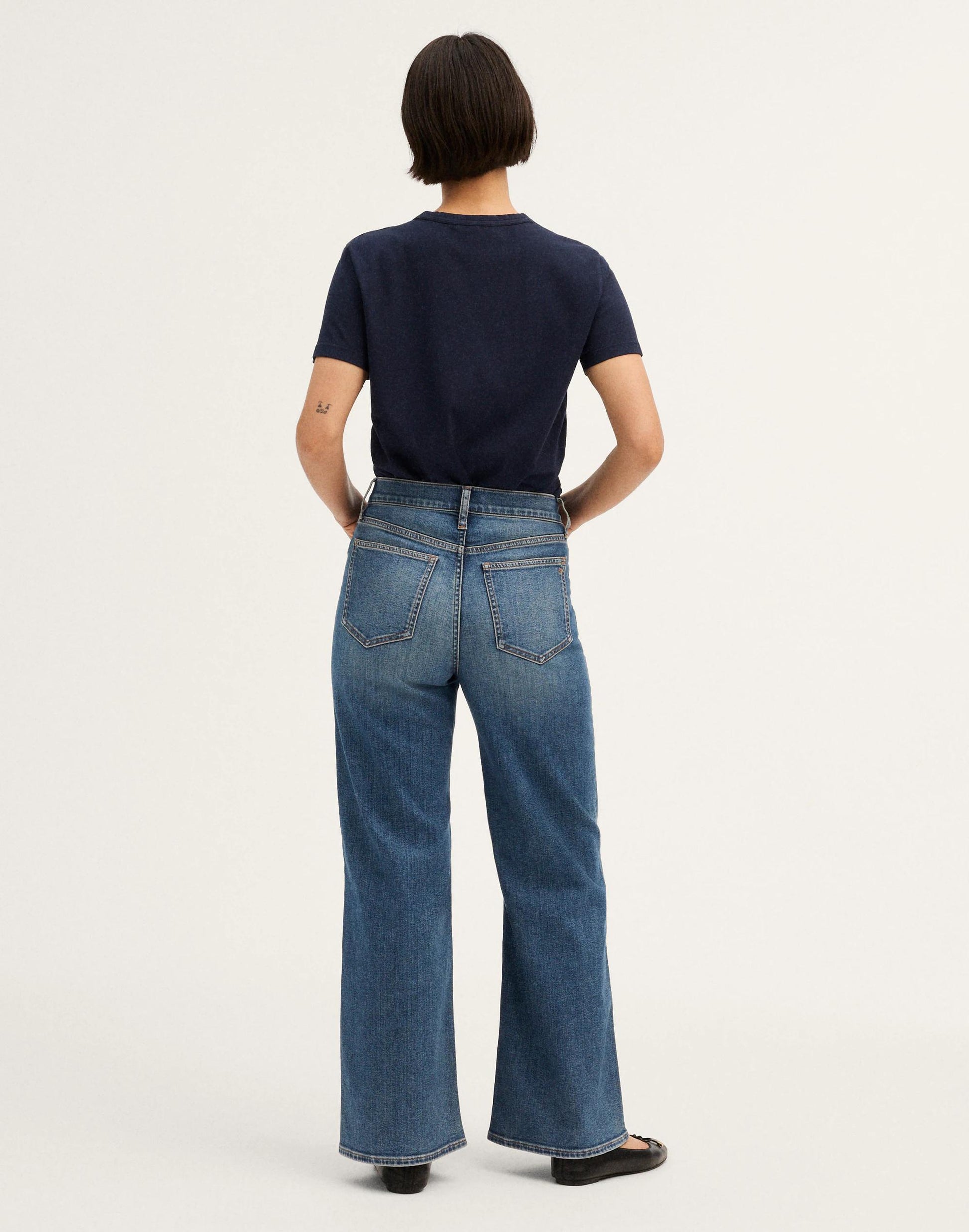 The Curvy Wide-Leg Jean Sunnyside Wash | Madewell