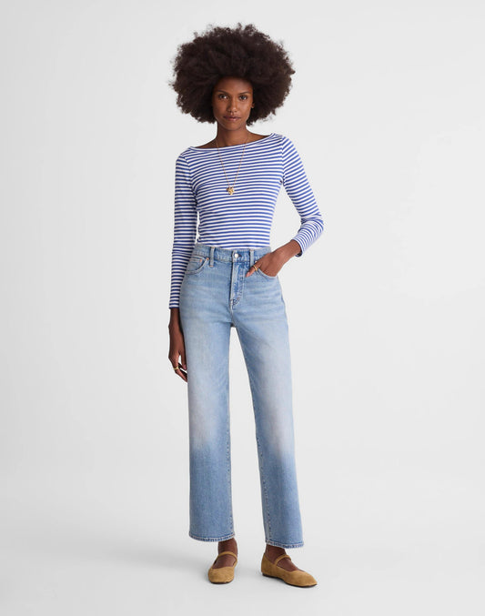 The Petite Perfect Vintage Wide-Leg Crop Jean Raebrook Wash | Madewell