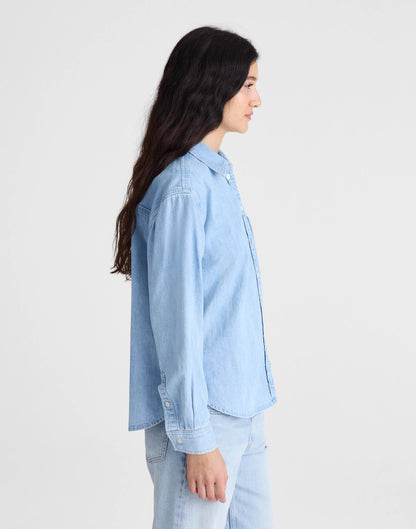 The Denim Easy Shirt in Laguna Wash Maui Wash | Madewell