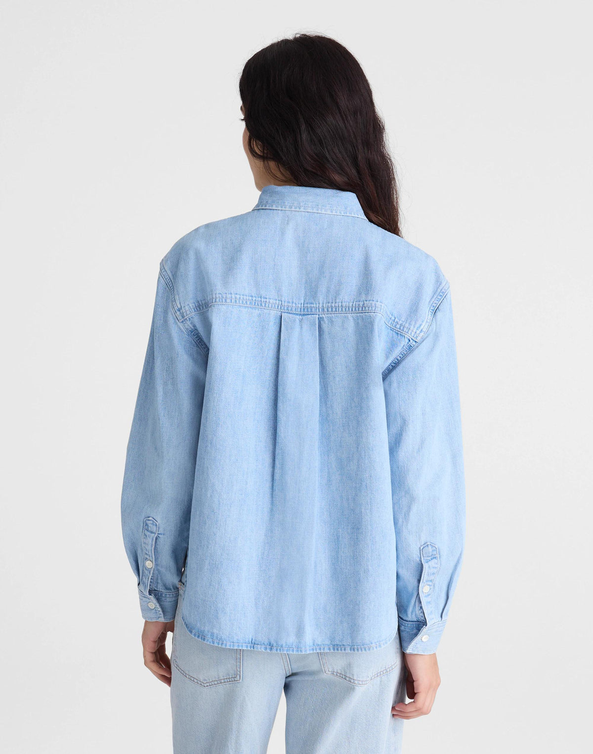 The Denim Easy Shirt in Laguna Wash Maui Wash | Madewell