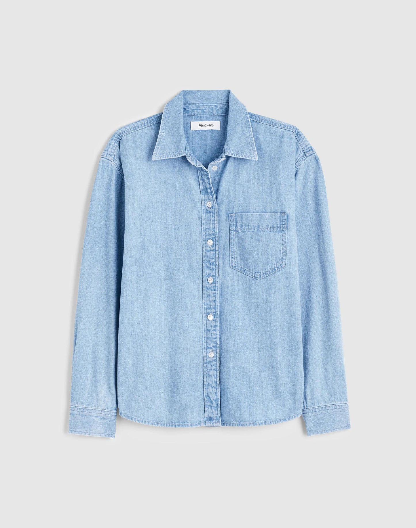 The Denim Easy Shirt in Laguna Wash Maui Wash | Madewell