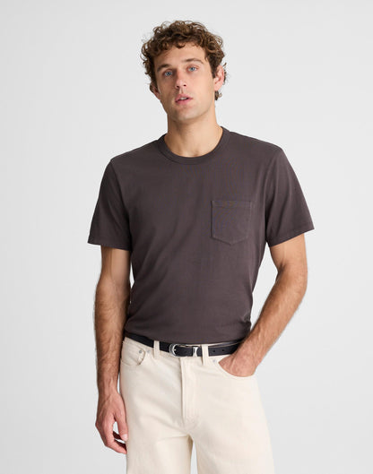 Allday Pocket Tee Black Coal | Madewell