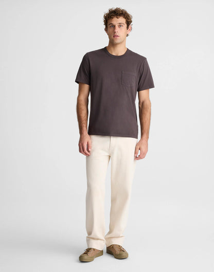 Allday Pocket Tee Black Coal | Madewell