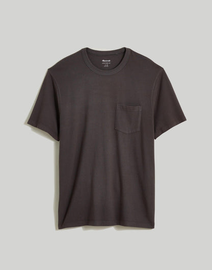 Allday Pocket Tee Black Coal | Madewell