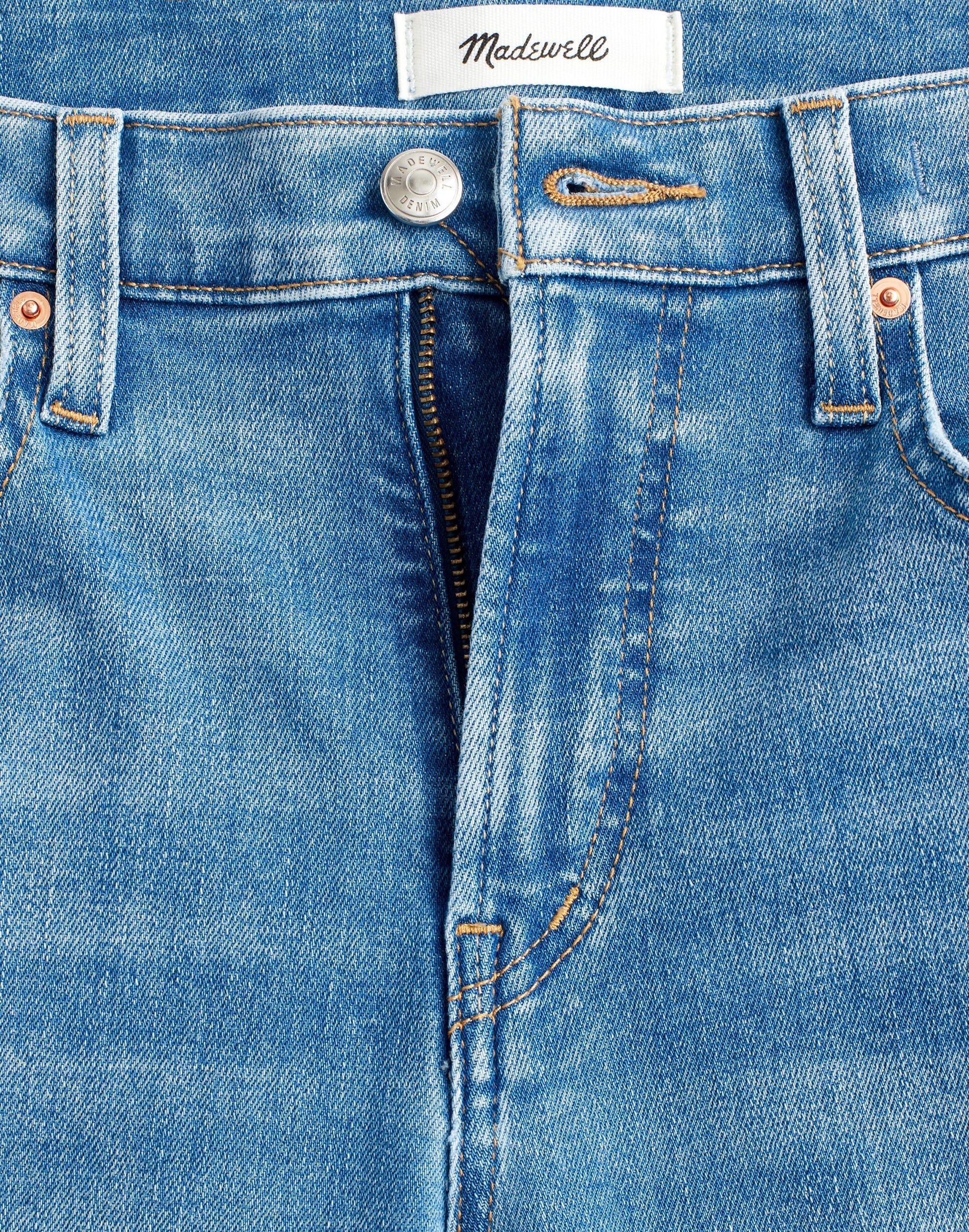 The Flare Crop Jean in Super Stretch Denim Midvale Wash | Madewell