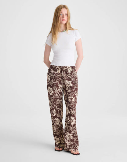 Pull-On Pants Dark Brown | Madewell