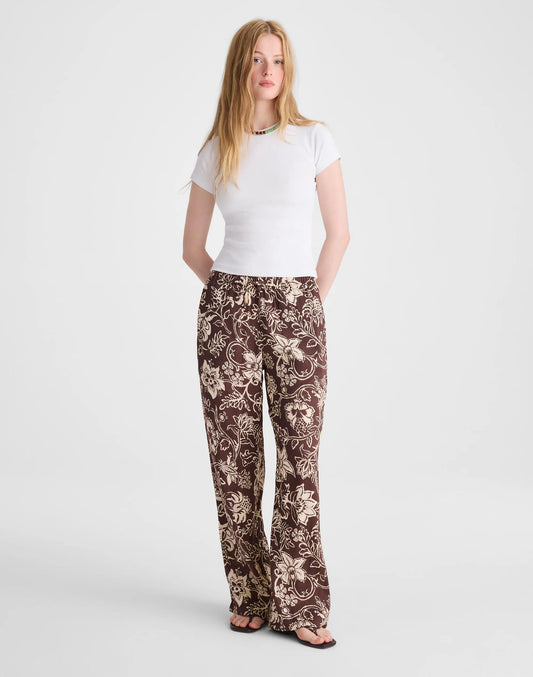 Pull-On Pants Dark Brown | Madewell