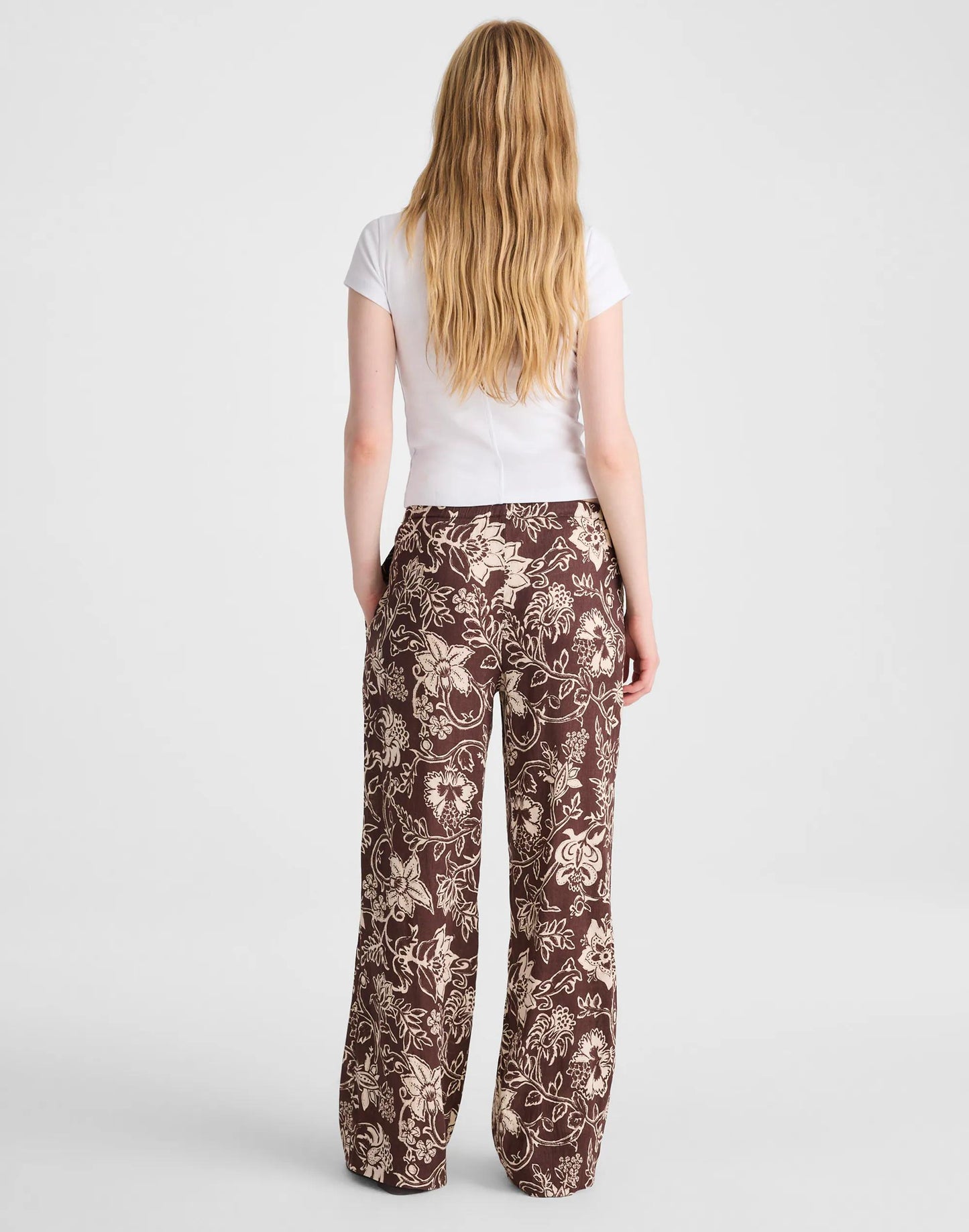 Pull-On Pants Dark Brown | Madewell