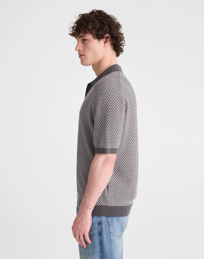 Johnny-Collar Sweater Polo Stormy Spruce | Madewell