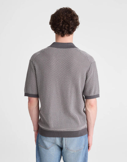 Johnny-Collar Sweater Polo Stormy Spruce | Madewell