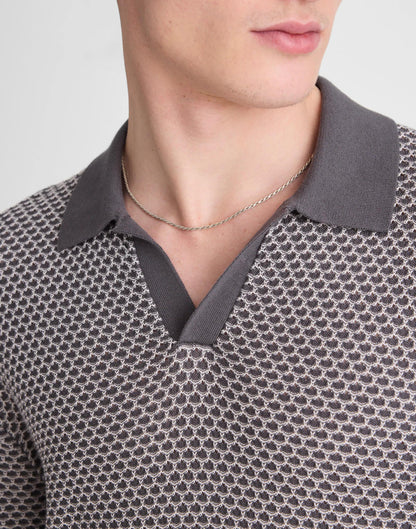 Johnny-Collar Sweater Polo Stormy Spruce | Madewell