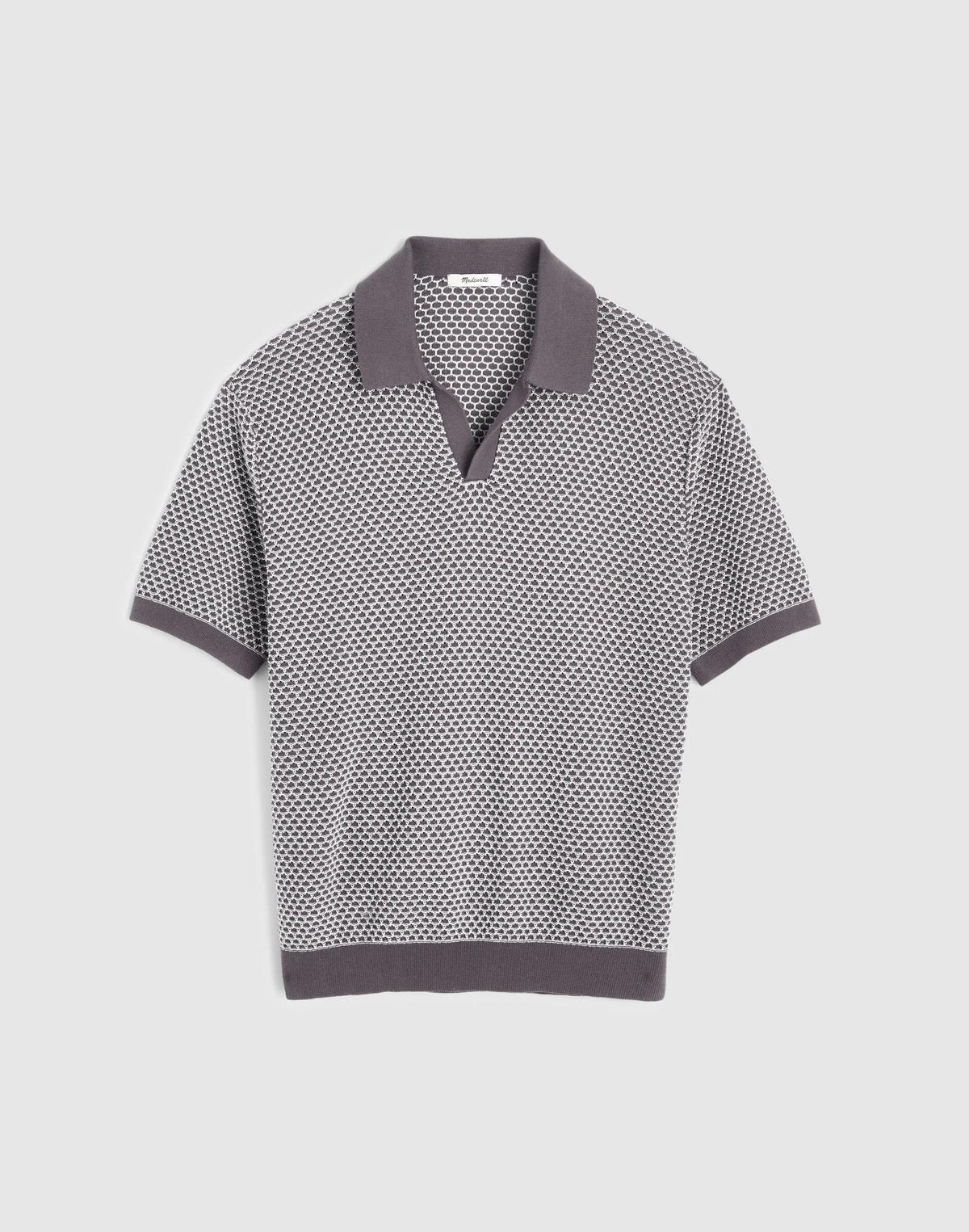 Johnny-Collar Sweater Polo Stormy Spruce | Madewell