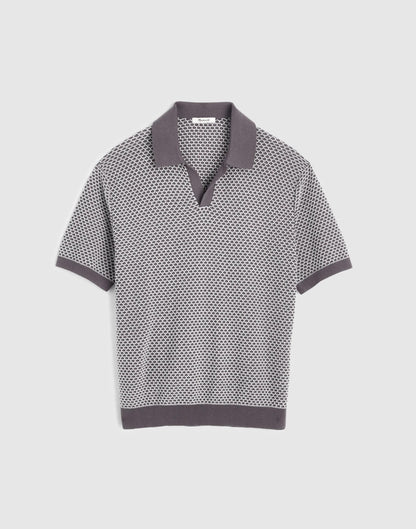 Johnny-Collar Sweater Polo Stormy Spruce | Madewell