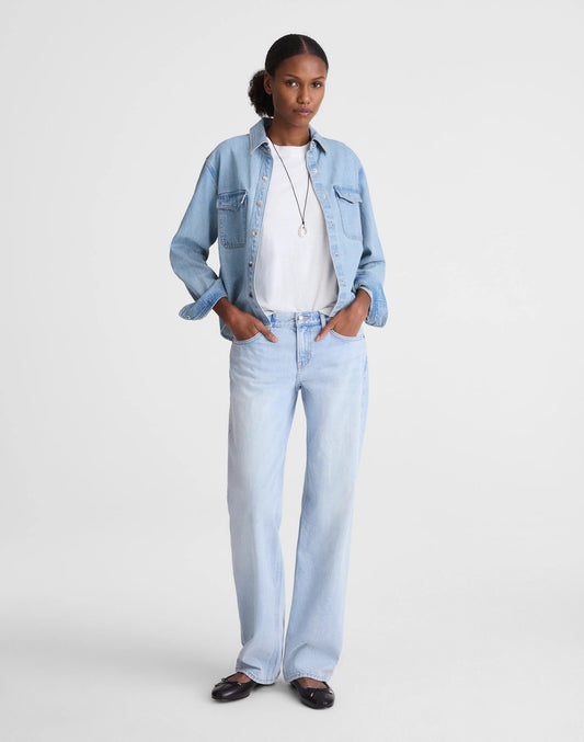 The Low-Rise Loose Jean Foster Wash | Madewell