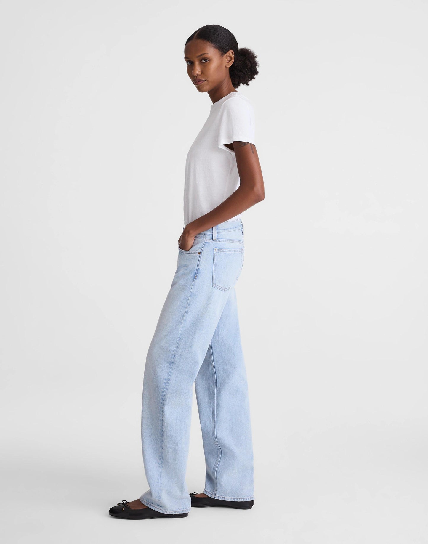 The Low-Rise Loose Jean Foster Wash | Madewell