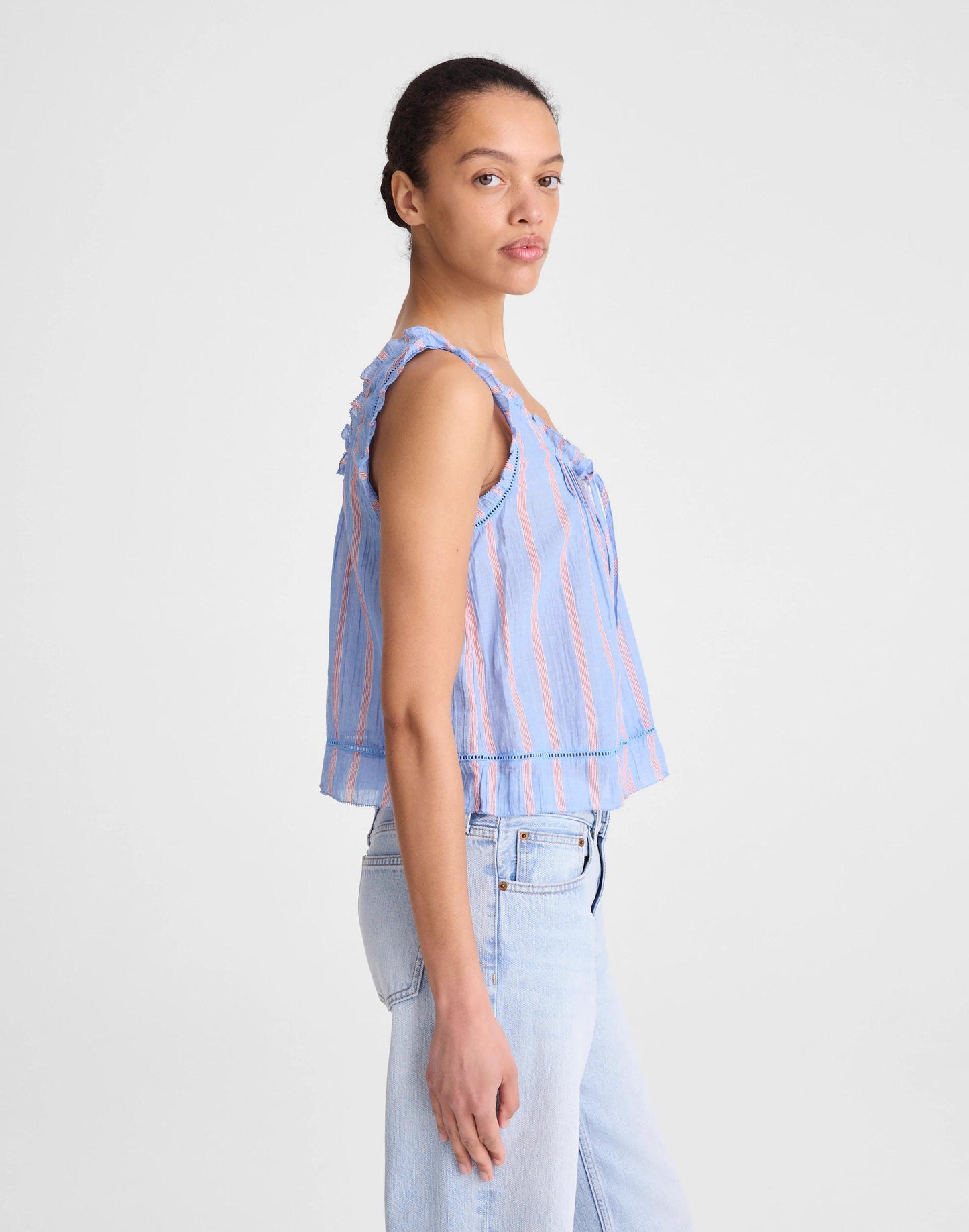 The Leah Top Calm Blue | Madewell