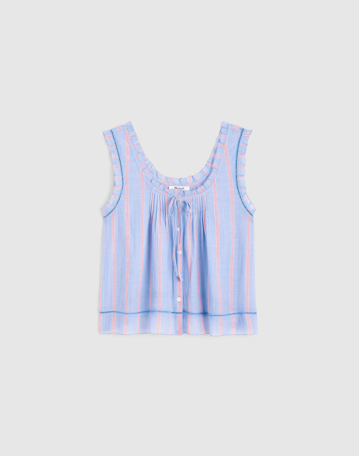 The Leah Top Calm Blue | Madewell