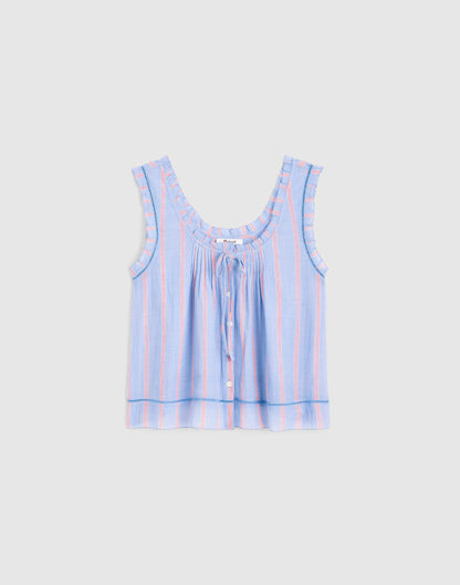 The Leah Top Calm Blue | Madewell
