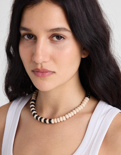 Semiprecious Coral Beaded Choker Necklace Antique Gold | Madewell