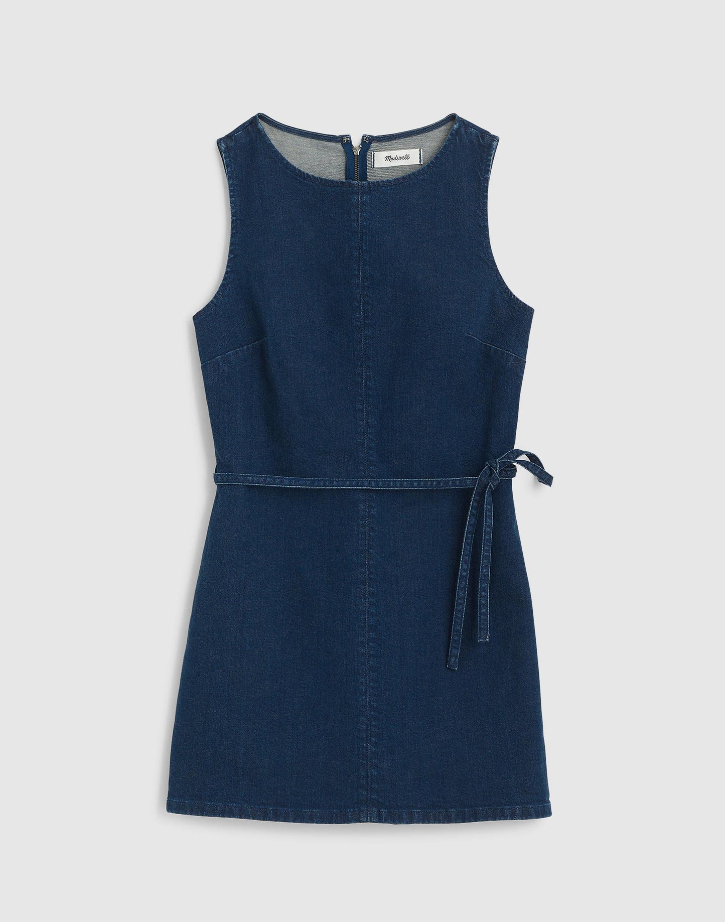 Denim Boatneck Skort Romper Nostalgic Blue | Madewell