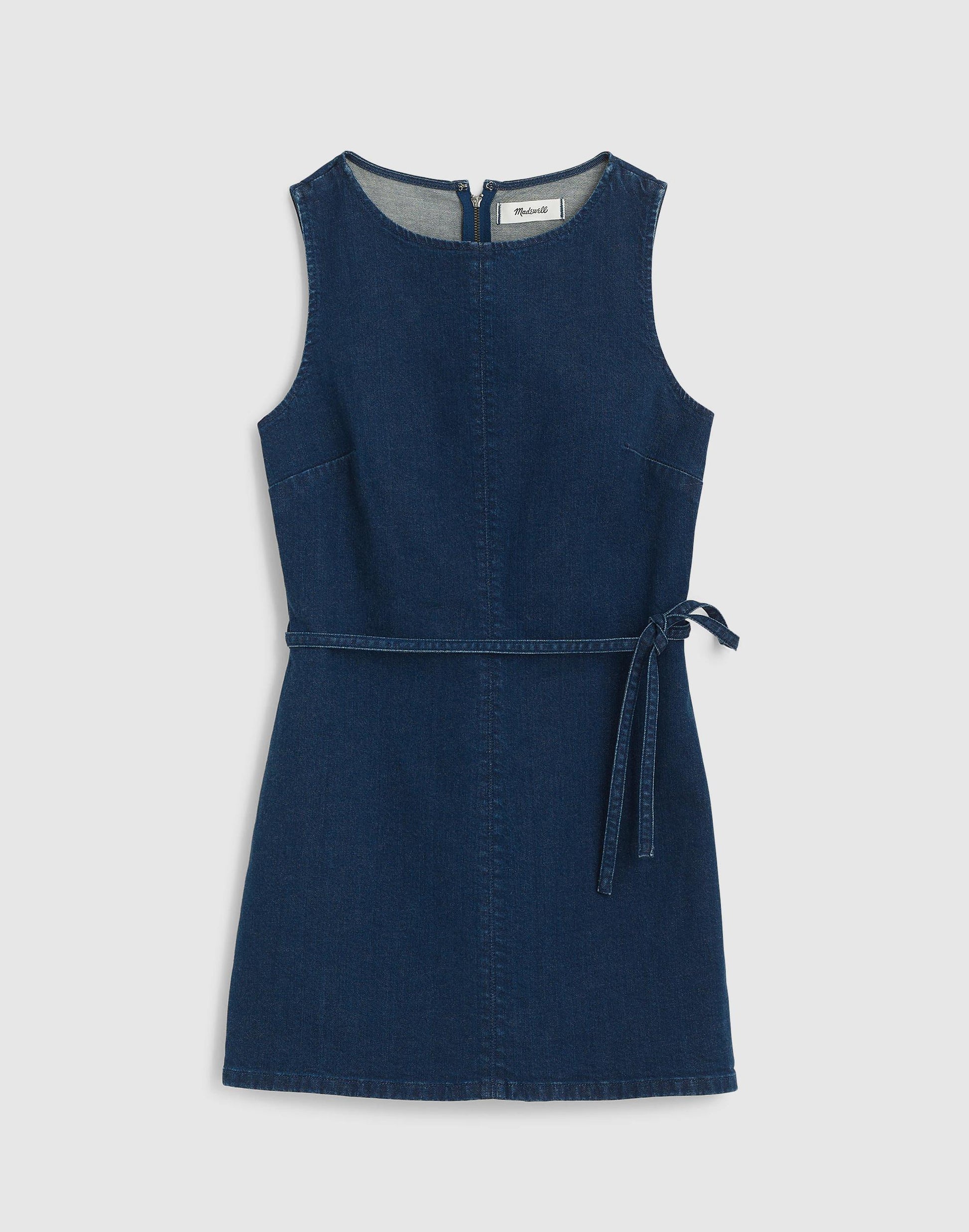 Denim Boatneck Skort Romper Nostalgic Blue | Madewell