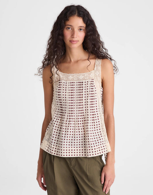 The Sophie Top Vintage Ivory | Madewell