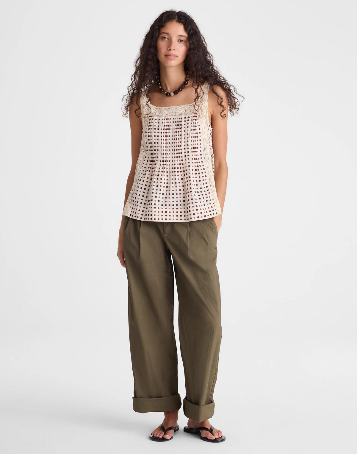 The Sophie Top Vintage Ivory | Madewell