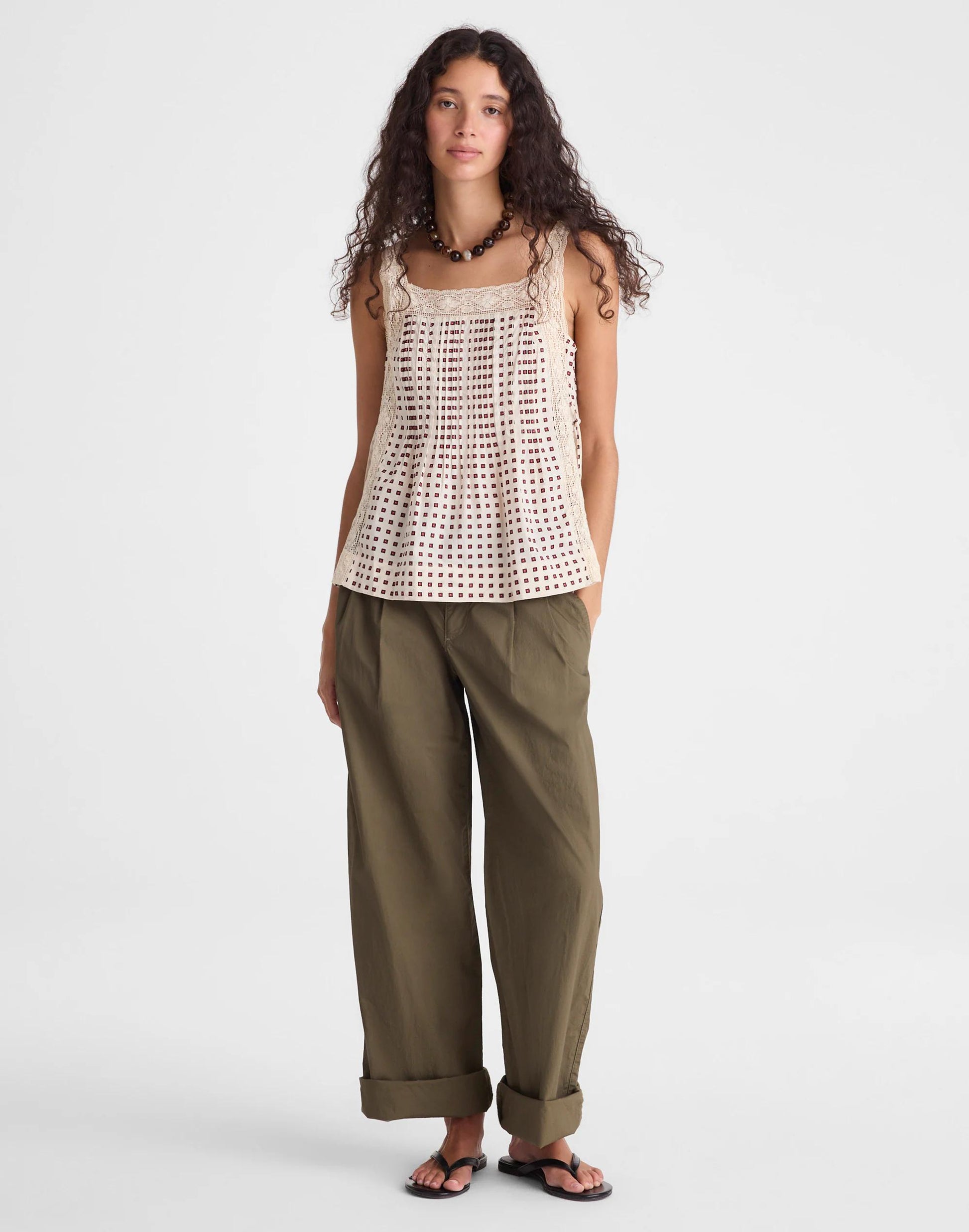The Sophie Top Vintage Ivory | Madewell
