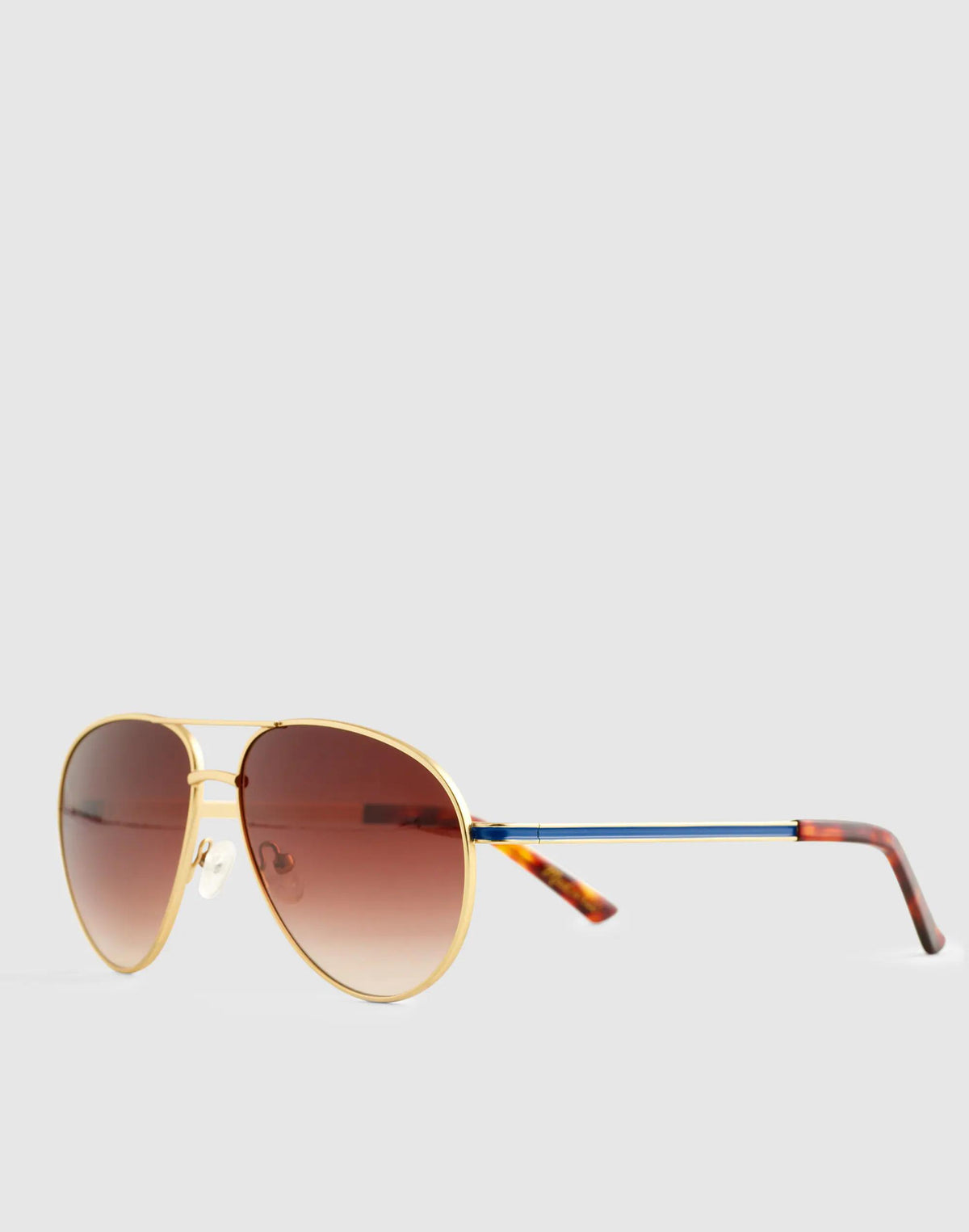 The Leni Aviator Sunglasses Dark Brown | Madewell