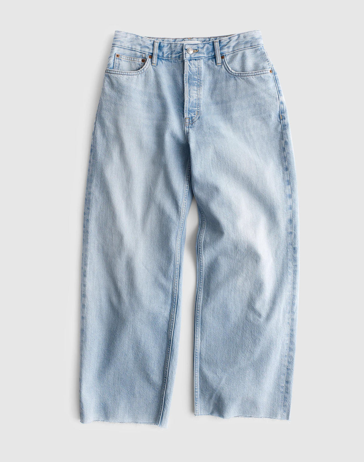 Low-Slung Baggy Crop Jean Foster Wash | Madewell