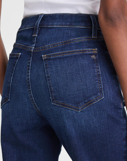 The Wide-Leg Jean in Super Stretch Denim Deep Ocean Wash | Madewell