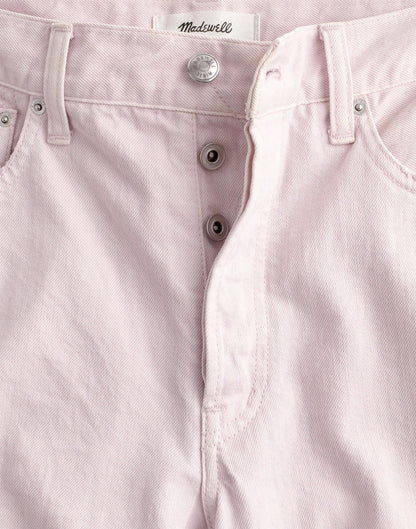 Low-Slung Baggy Crop Jean Marble Lilac | Madewell