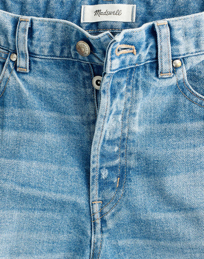 Low-Slung Baggy Crop Jean Larson Wash | Madewell