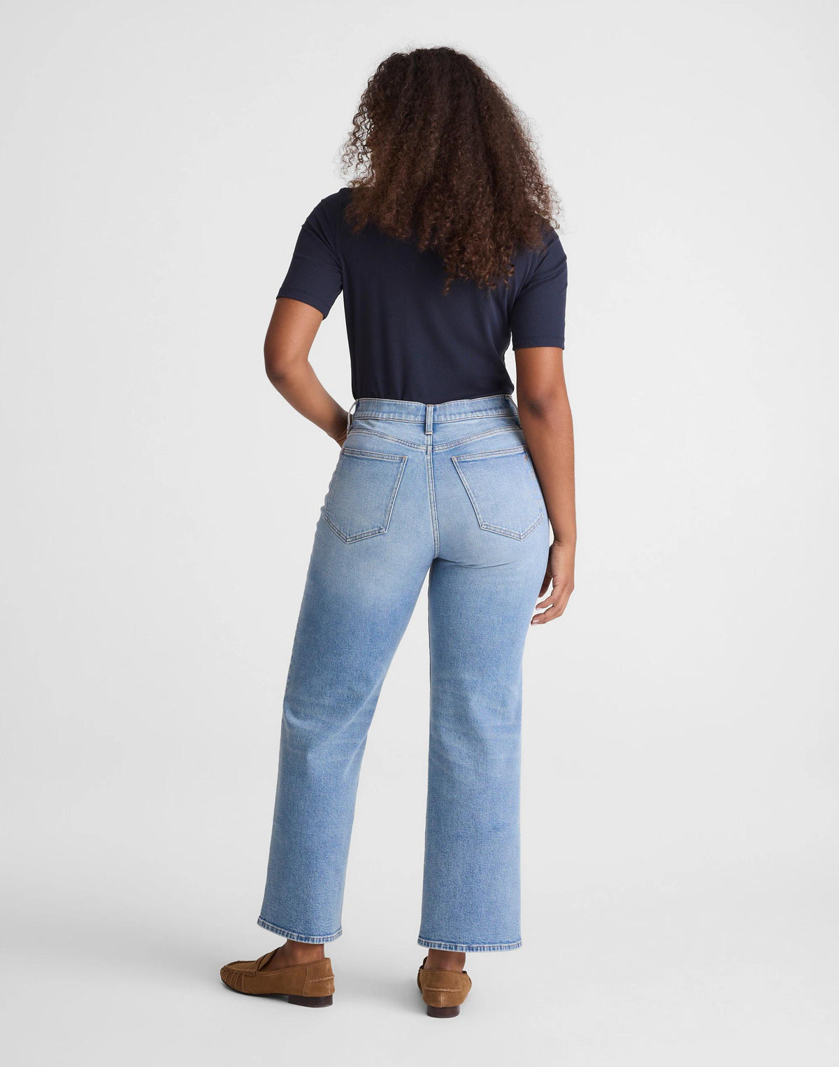 The Curvy Perfect Vintage Wide-Leg Crop Jean Raebrook Wash | Madewell