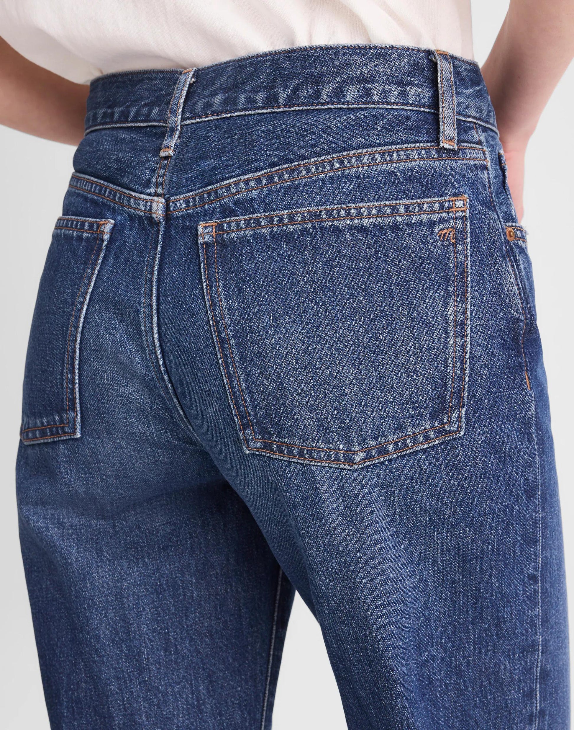 The Low-Rise Loose Jean Midnight Waters Wash | Madewell