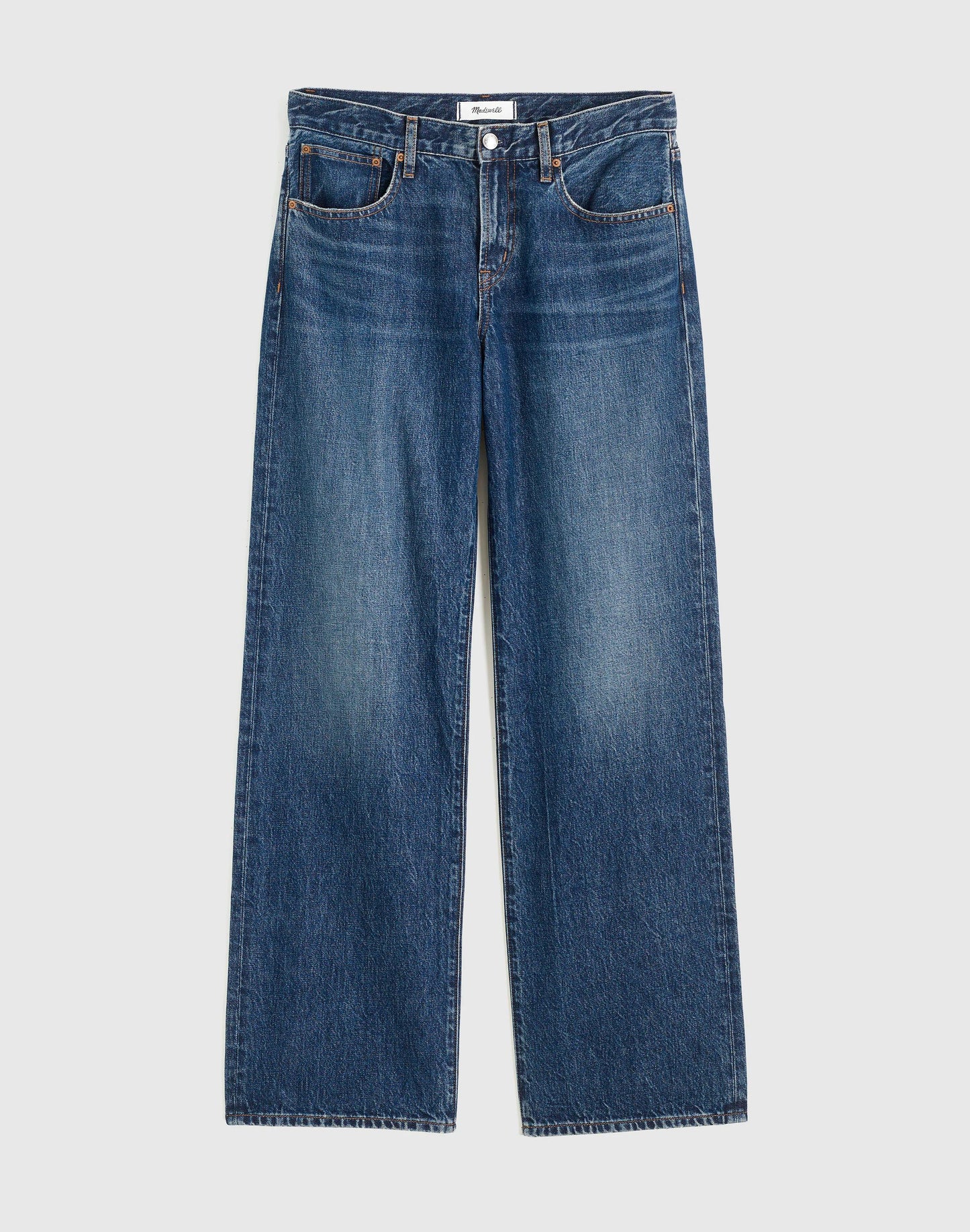 The Low-Rise Loose Jean Midnight Waters Wash | Madewell