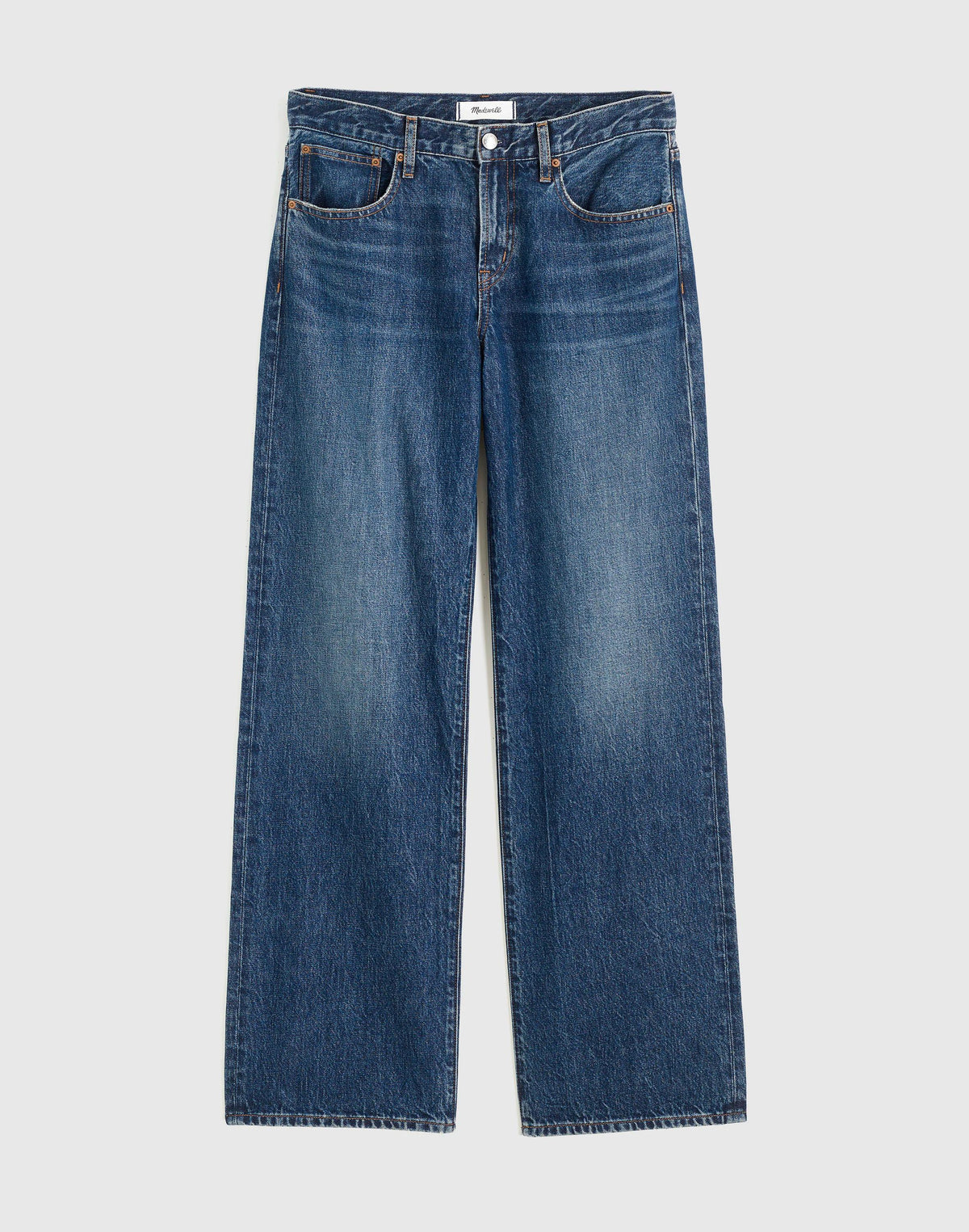 The Low-Rise Loose Jean Midnight Waters Wash | Madewell