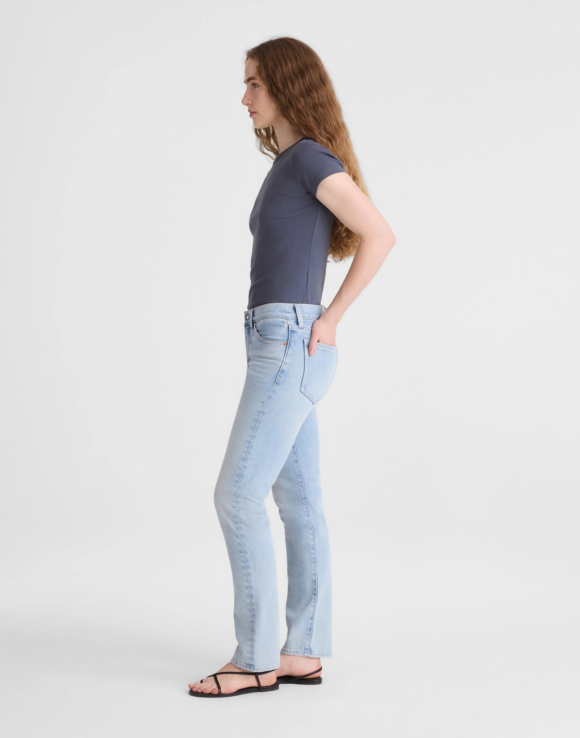 The Jules Slim-Straight Jean Foster Wash | Madewell