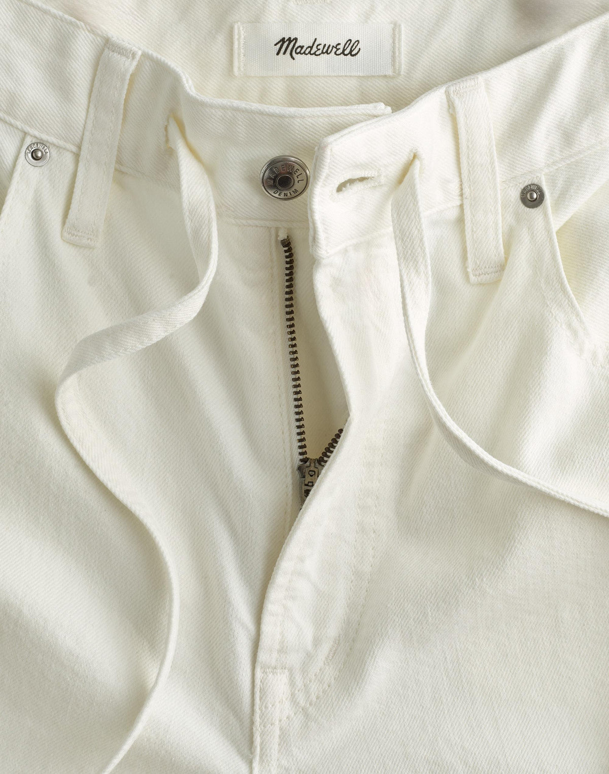 The Curvy Ultimate Wide-Leg Jean Tile White | Madewell